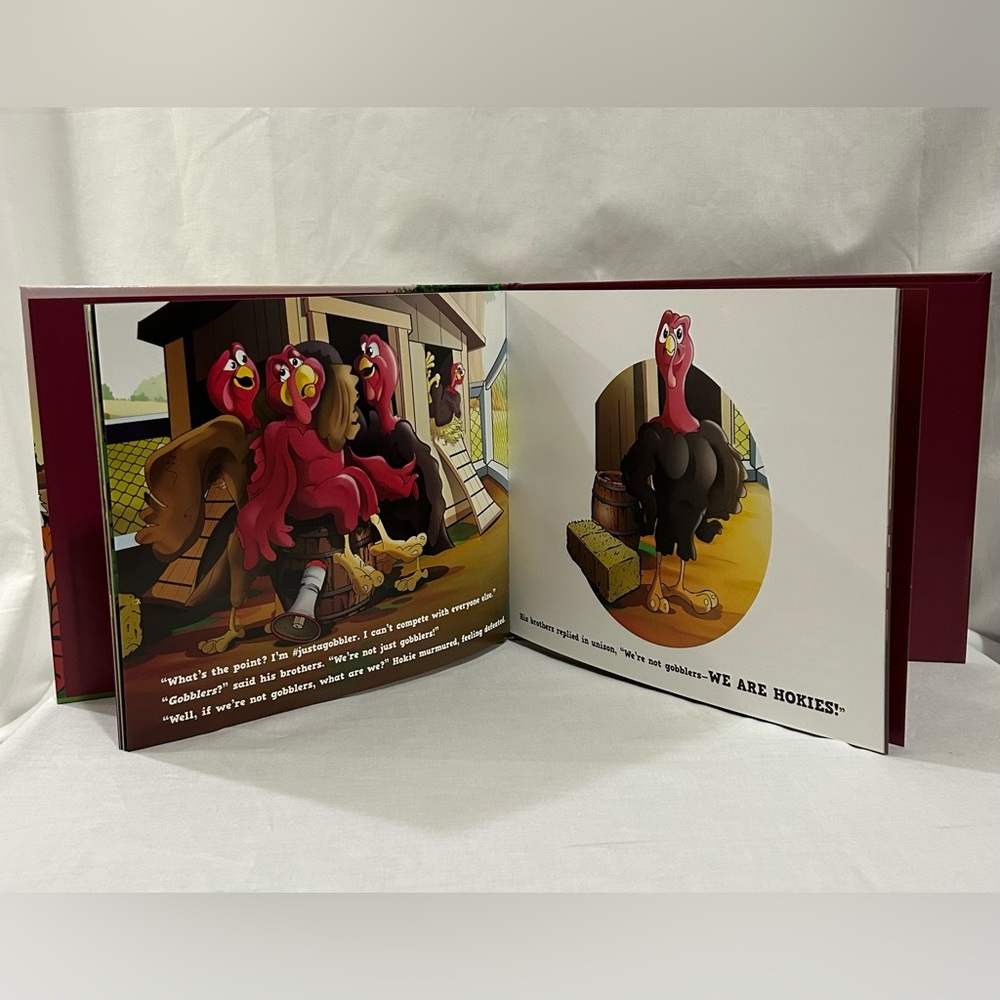 JustaGobbler Virginia Tech Children's Book - Picture 4 of 5
